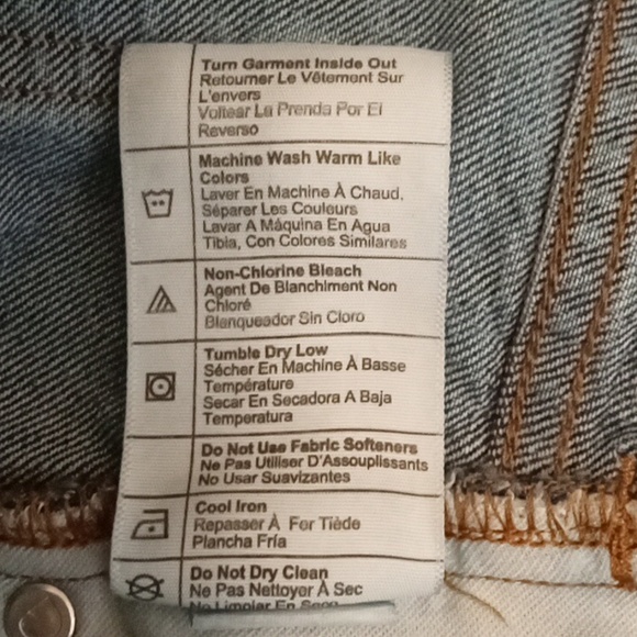 Carhartt Big Mens Denim Relaxed Fit Jean in Color Bay BD5119-M Size 48 x 32 EUC - Picture 4 of 15